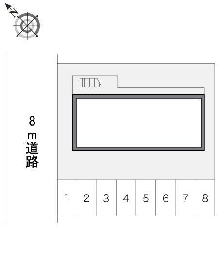 レオパレスＳｈａｌｏｍ２０３間取図