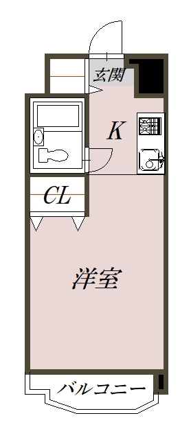 メゾン・ド・ノール505間取図