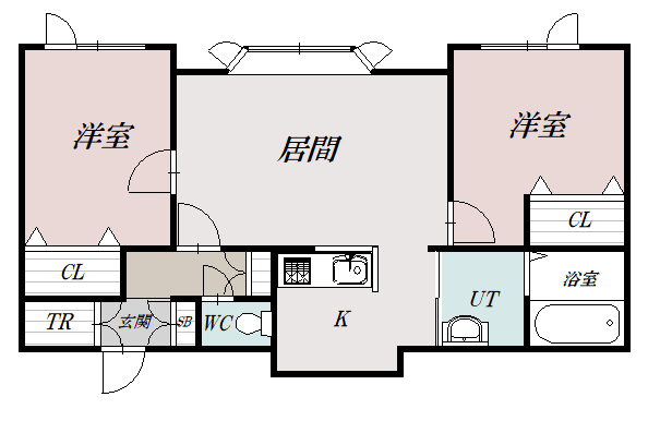 ディヴェールⅡ203間取図