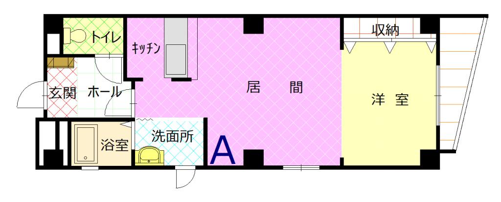 ｉｓｓａ　ｃｏｒｅ6A間取図