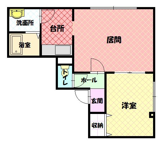 パラッツオ203間取図