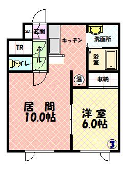 カルム303間取図