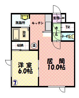 カルム307間取図