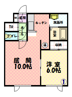 カルム301間取図