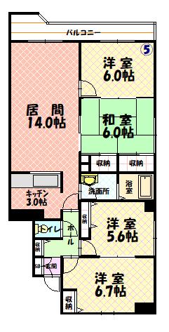 デベックス豊岡４３205間取図