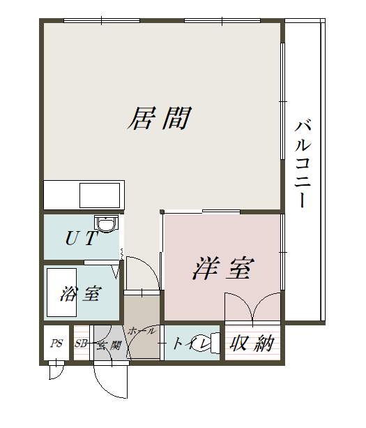 エルダーハウス豊岡206間取図