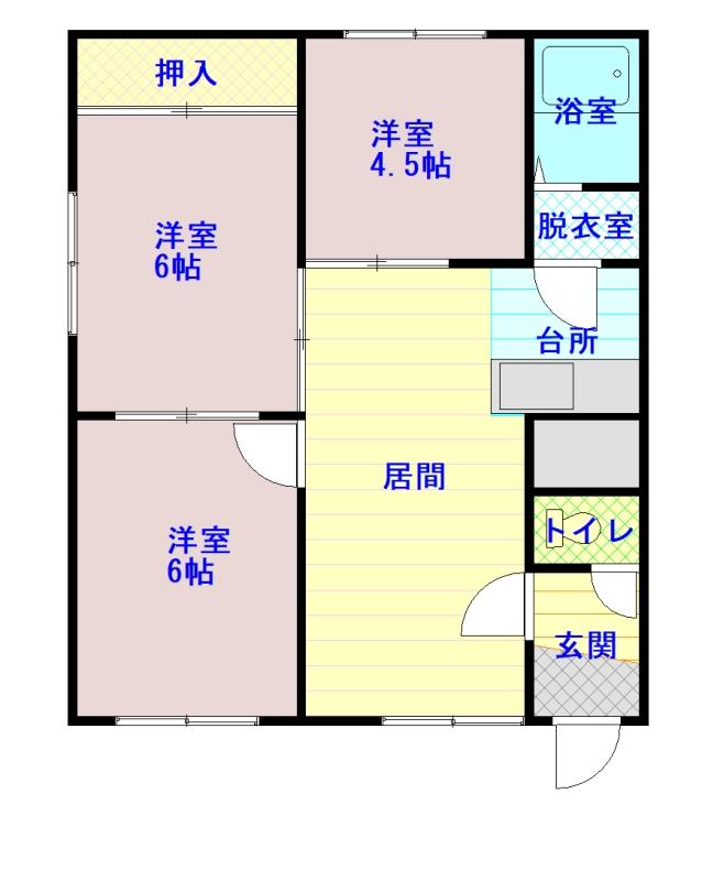 グランヴィア東301間取図