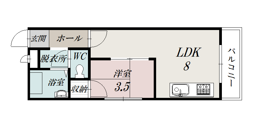 ウインザー８・８502間取図