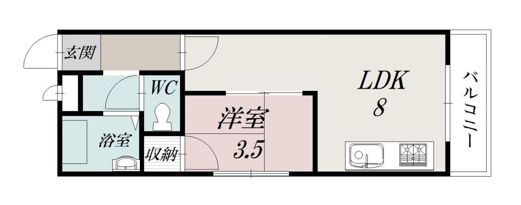 ウインザー８・８205間取図
