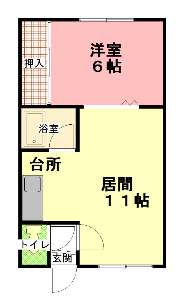 ブルーハウス106間取図