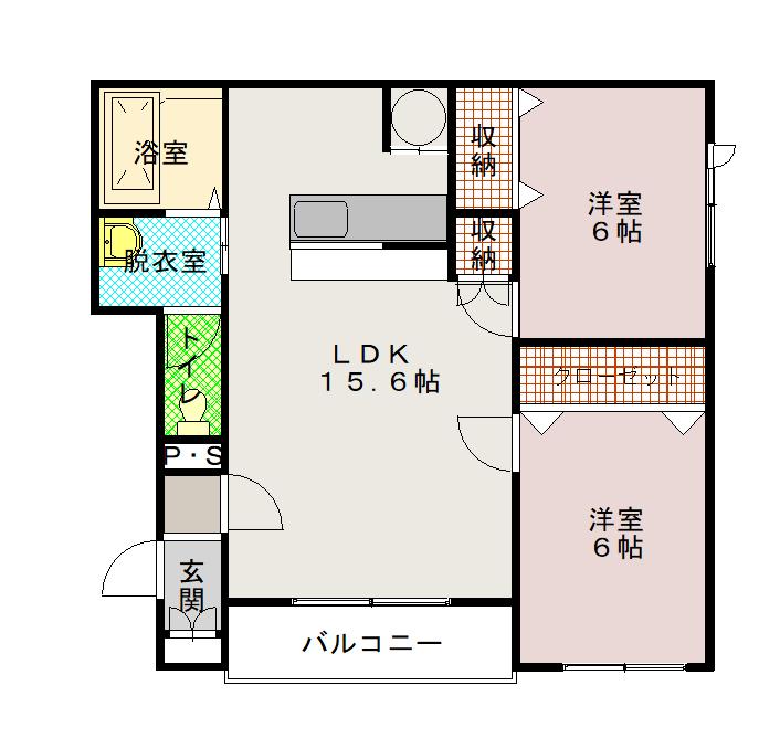 アルグレース豊岡203間取図