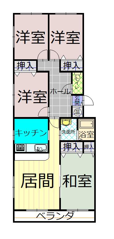 レジデンスすみのい307間取図