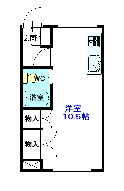 東堂ビル305間取図