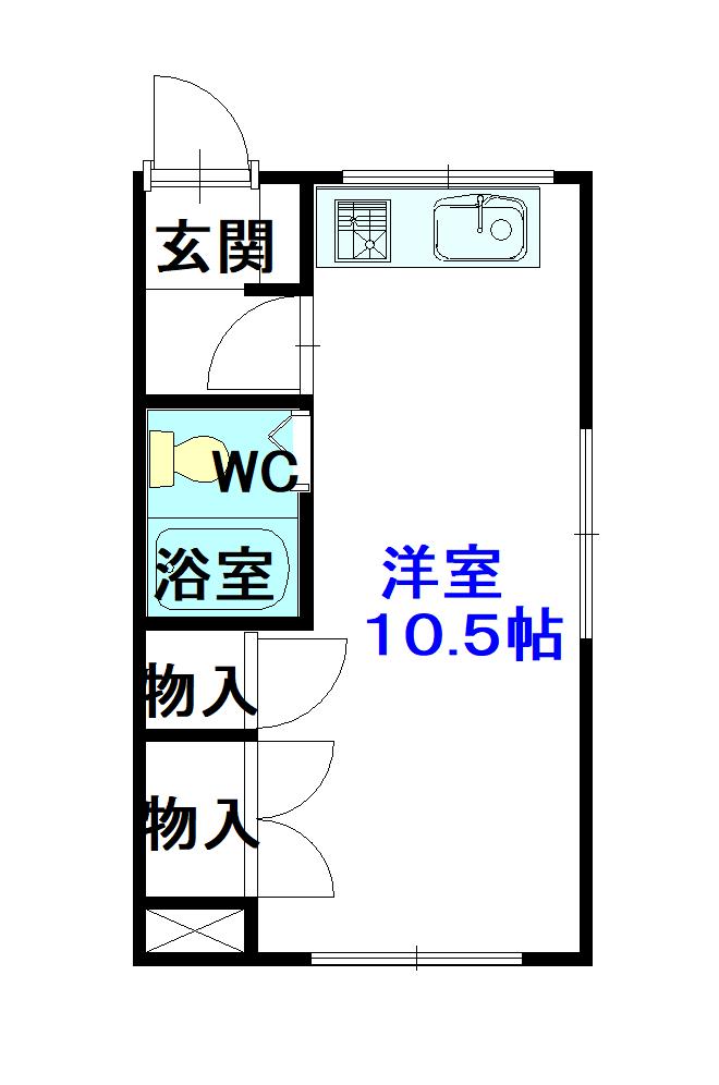東堂ビル202間取図