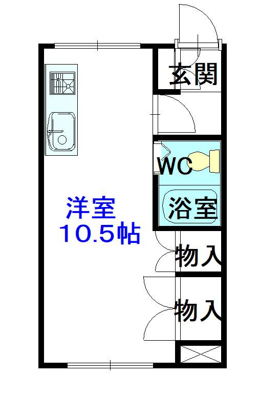 東堂ビル307間取図