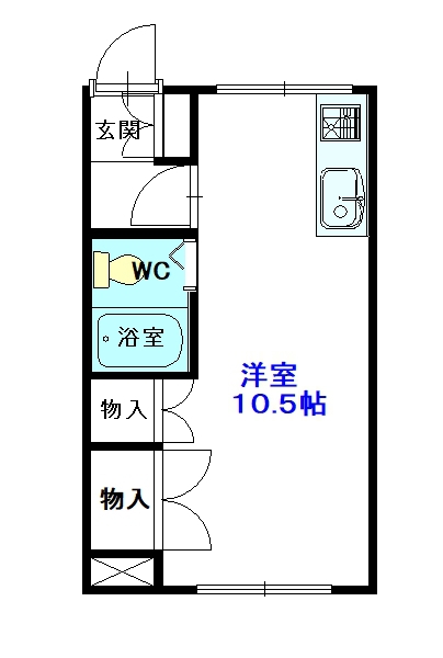 東堂ビル205間取図