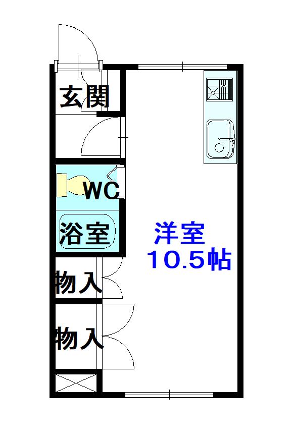 東堂ビル203間取図
