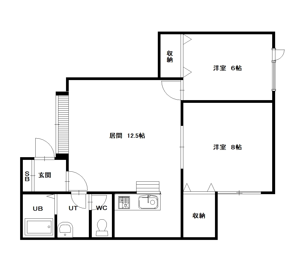 オクトーバーハウス101間取図