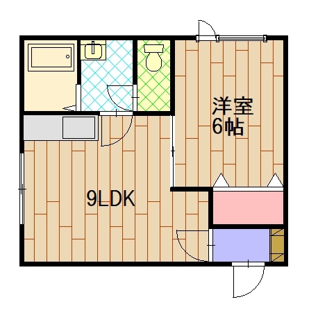 レイトンハウスⅢ1-c間取図