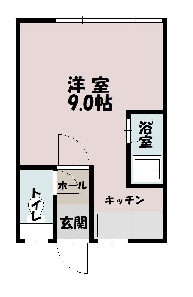 エルハイツC間取図