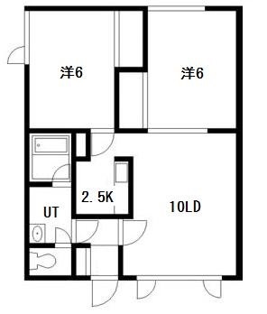 ハイツ来夢来人101間取図