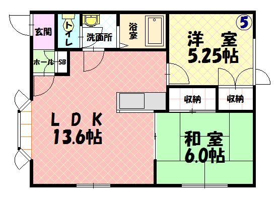 タウンズ９００１205間取図