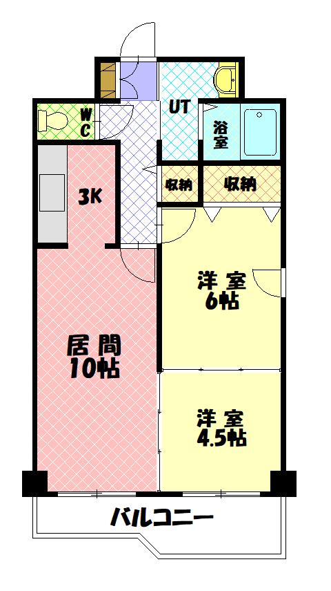 センチュリー旭川502間取図