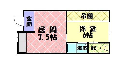 Ｍハウス102間取図