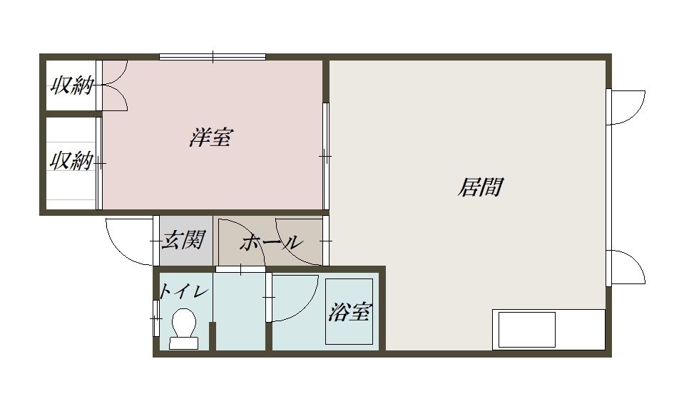 サンシャインロワール102間取図