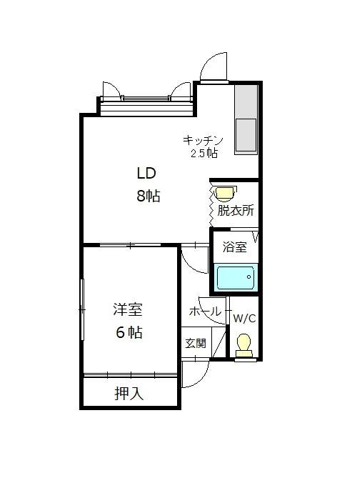 パセオ東光4.1103間取図