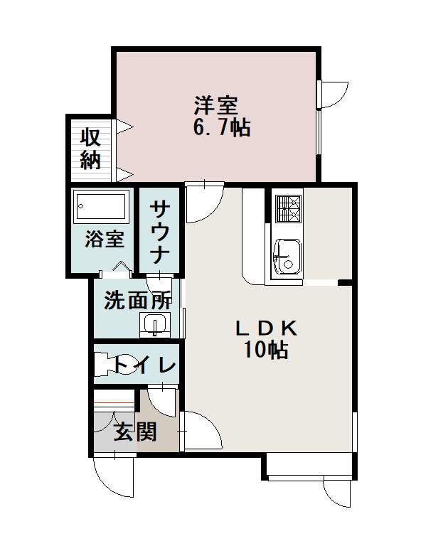 コンドルⅠ201間取図