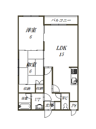 ゴトーハイム308間取図