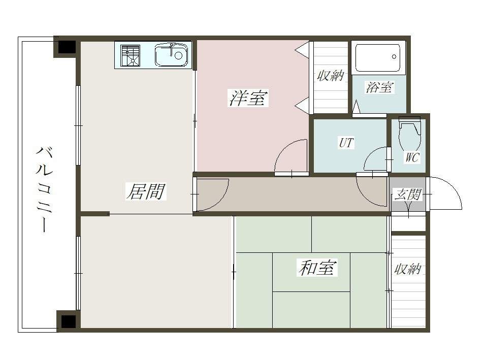フォースパレス205間取図