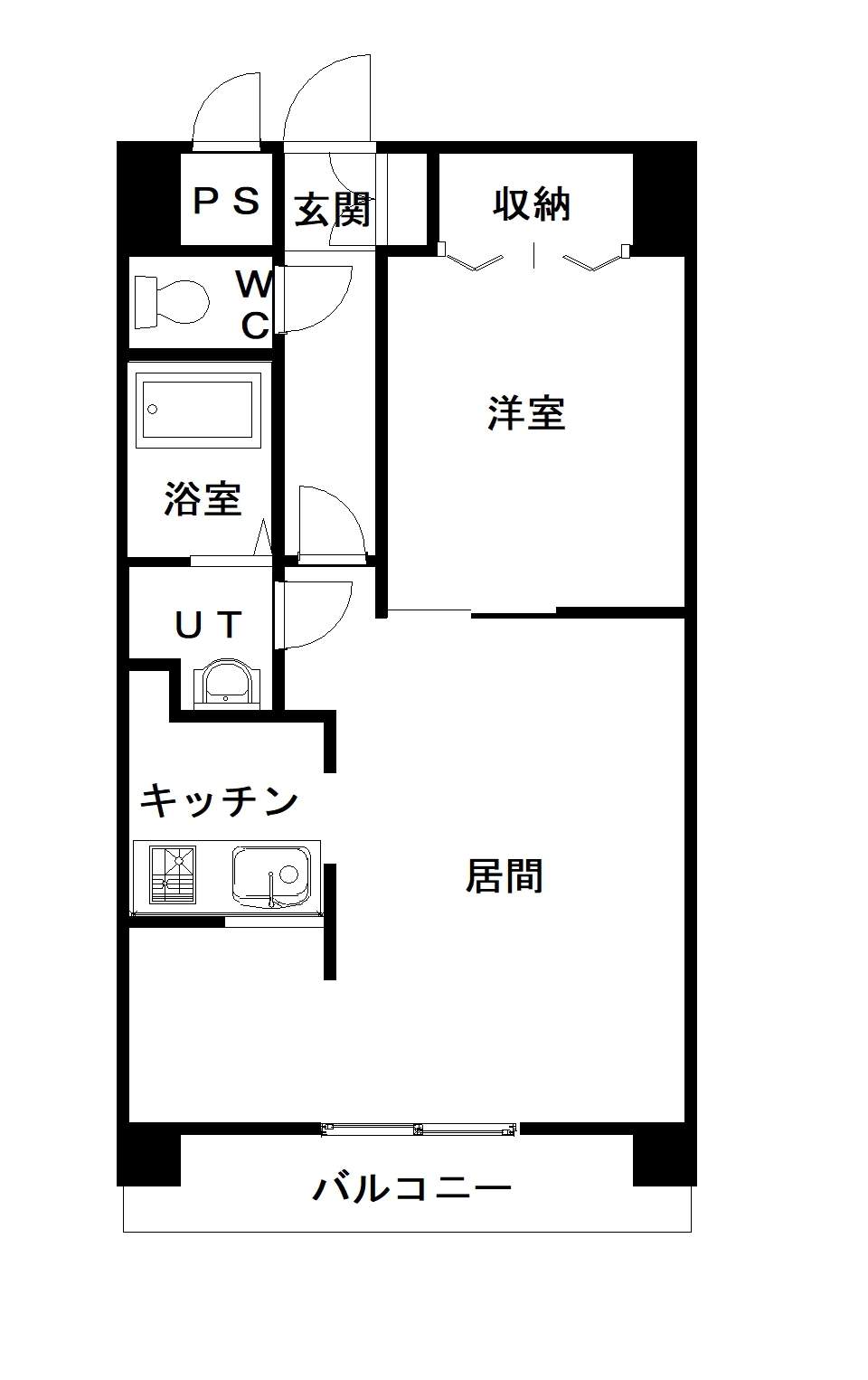 ノルテ6条通0805間取図