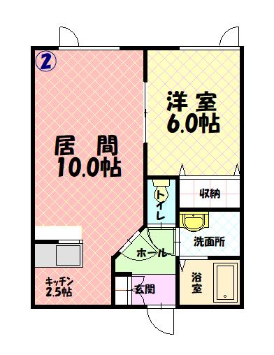 パープル４１０102間取図