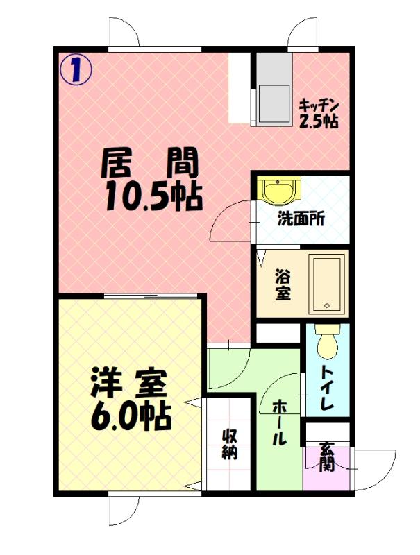 パープル４１０301間取図