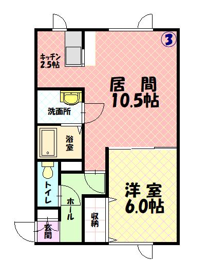 パープル４１０203間取図