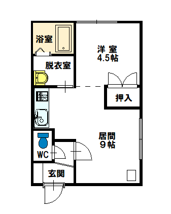 カーサエスポワール205間取図