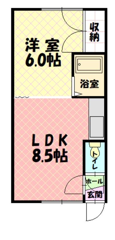 エンジェルＭｉｋｉ２０３間取図