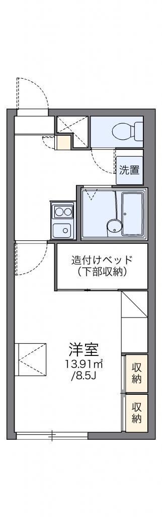 レオパレスパークハイム108間取図