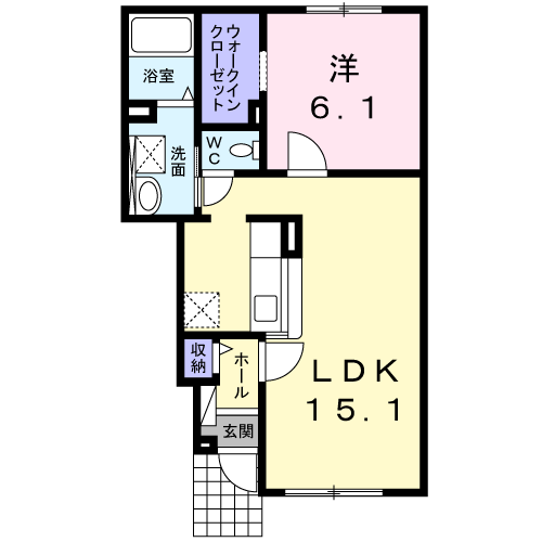 プレステージネオⅡ104間取図