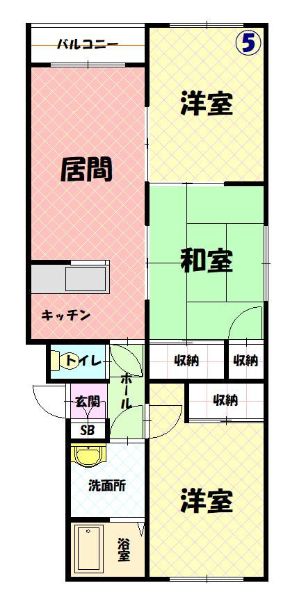 フロンティア東光205間取図