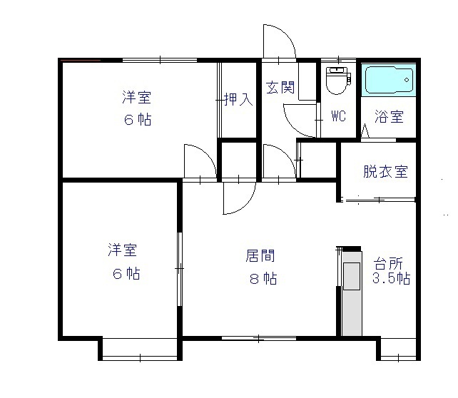 ＭＳクレーン203間取図