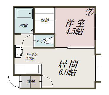 エクシード９０207間取図