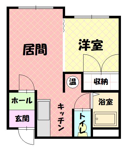 メゾンドフォレ203間取図