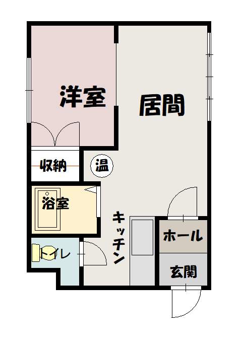 メゾンドフォレ201間取図