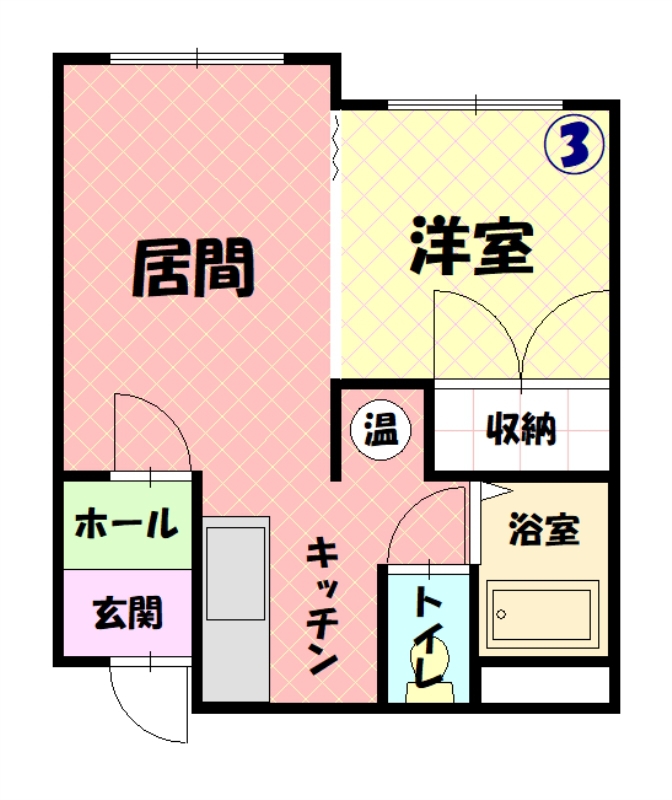 メゾンドフォレ303間取図