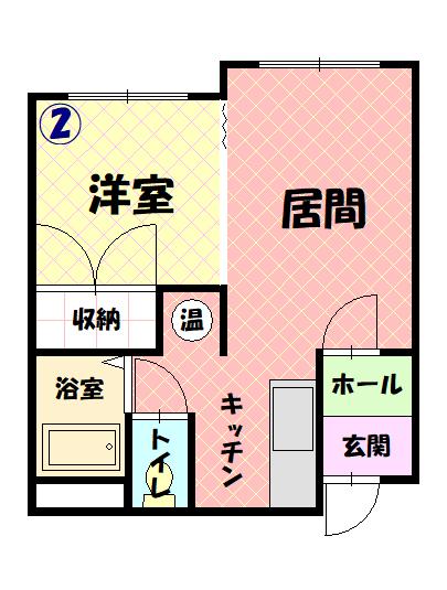 メゾンドフォレ302間取図