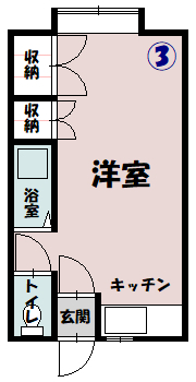 ホワイトロード103間取図