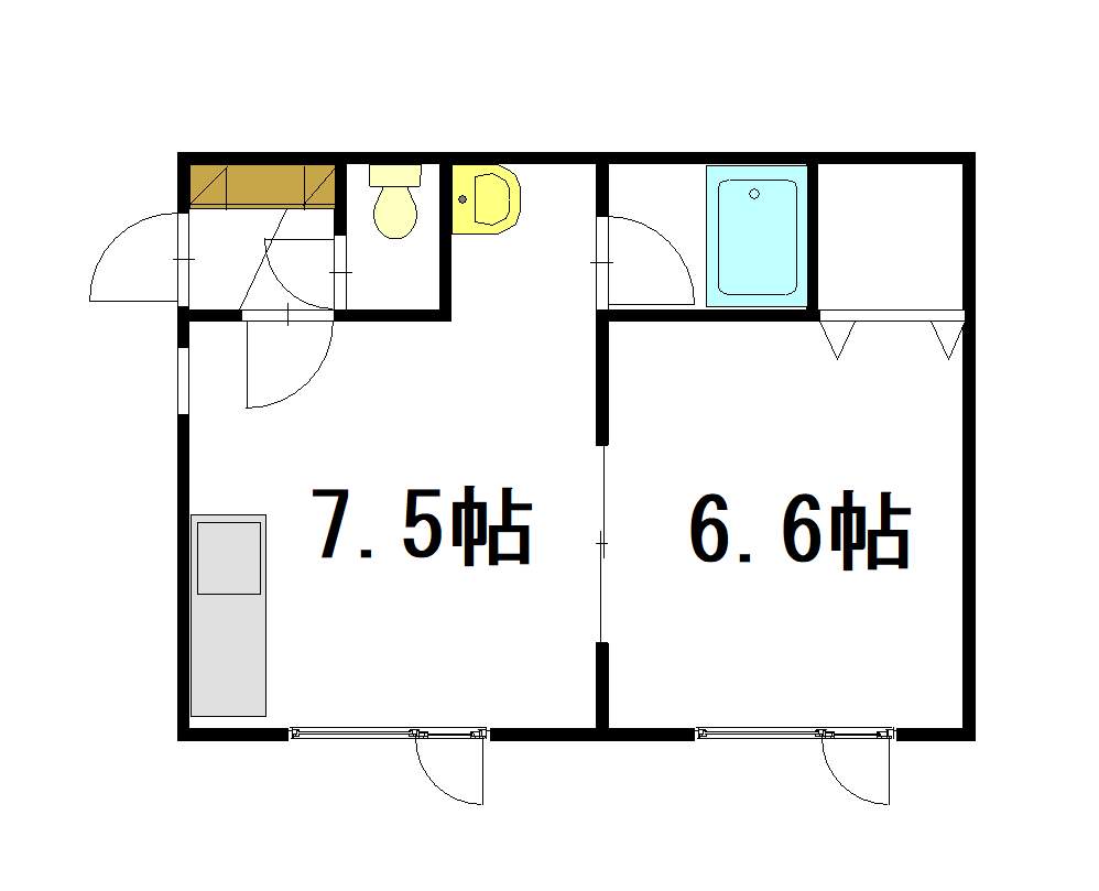 ノースウイング２１106間取図